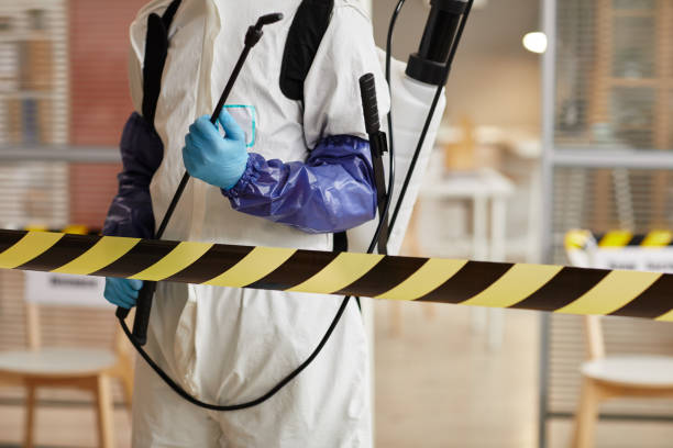 Professional Biohazard Cleanup technician working in Pleasant Hill, PA